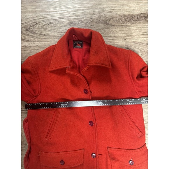 1940's Sears J.C. Higgins Red Jacket Hunting Coat 21.5x29.5 - Picture 2 of 5